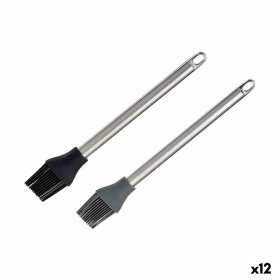 Brosse de cuisine Kinvara KT3657(T/C)HB Silicone Acier inoxydable 28 x 4,5 X 2 cm (12 Unités): Plus de 300.000 produits de grand