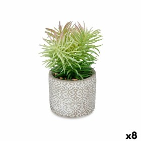 Plante décorative Ibergarden QY-H011 Bois Plastique Ciment Succulent 12 x 22 x 12 cm (8 Unités): Plus de 300.000 produits de gra
