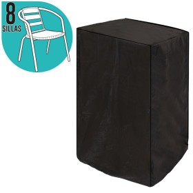 Housse de Chaise Pour les chaises Noir PVC 66 x 66 x 170 cm: Plus de 300.000 produits de grandes marques en vente directe à prix