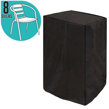Housse de Chaise Pour les chaises Noir PVC 66 x 66 x 170 cm: Plus de 300.000 produits de grandes marques en vente directe à prix