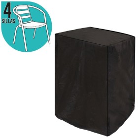 Housse de Chaise Pour les chaises Noir PVC 66 x 66 x 109 cm: Plus de 300.000 produits de grandes marques en vente directe à prix