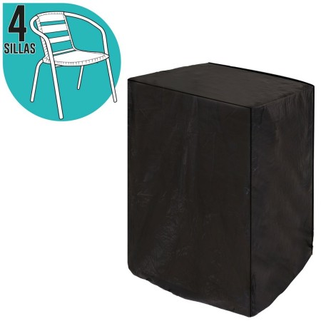 Housse de Chaise Pour les chaises Noir PVC 66 x 66 x 109 cm: Plus de 300.000 produits de grandes marques en vente directe à prix