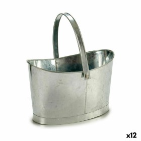 Pot Ibergarden E51465-B Argenté Zinc Panier 21 x 19,5 x 35,5 cm (12 Unités): Plus de 300.000 produits de grandes marques en vent