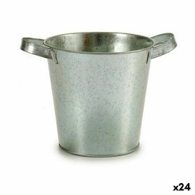 Cache-pot Ibergarden A60354-B Argenté Zinc Seau 20 x 14 x 16,2 cm (24 Unités): Plus de 300.000 produits de grandes marques en ve