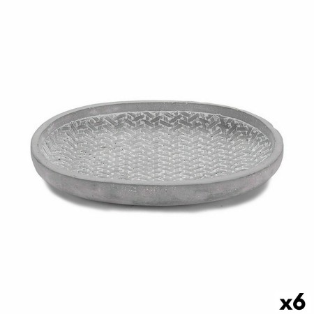 Sous-pot Ibergarden 190060-2 Gris Ciment Avec relief 28 x 4 x 23 cm (6 Unités): Plus de 300.000 produits de grandes marques en v