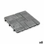 Carreau à emboîtement Ibergarden TTS11P-GY Gris Pierre Plastique 30 x 2,8 x 30 cm (6 Unités): Plus de 300.000 produits de grande