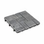 Carreau à emboîtement Ibergarden TTS11P-GY Gris Pierre Plastique 30 x 2,8 x 30 cm (6 Unités): Plus de 300.000 produits de grande