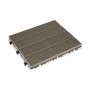 Carreau à emboîtement Ibergarden SM-4P-ALDH Noir Polyéthylène Composite 30 x 2,6 x 30 cm (6 Unités): Plus de 300.000 produits de