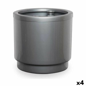 Pot auto-arrosant Ibergarden 4132-PLA Argenté polypropylène 32 x 30,5 x 32 cm (4 Unités): Plus de 300.000 produits de grandes ma