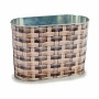 Cache-pot Ibergarden H18A3528D Métal osier Oblongue 12,7 x 15 x 23,5 cm (24 Unités): Plus de 300.000 produits de grandes marques