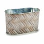 Cache-pot Ibergarden H18A3527D Métal osier Oblongue 11,5 x 12 x 22,5 cm (24 Unités): Plus de 300.000 produits de grandes marques