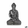Figurine Décorative Buda Assis Argenté 17 x 32,5 x 22 cm (4 Unités): Plus de 300.000 produits de grandes marques en vente direct