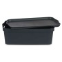 Boîte de rangement avec couvercle Kipit TP595-1 Anthracite Plastique 14 L 29,5 x 14,3 x 45 cm (12 Unités): Plus de 300.000 produ