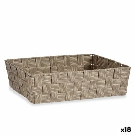 Panier Multi-usages Kipit A3-6885 Beige Tissu 3,8 L 34 x 8,5 x 21 cm (18 Unités): Plus de 300.000 produits de grandes marques en