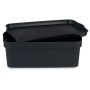Boîte de rangement avec couvercle Kipit TP593-1 Anthracite Plastique 6 L 21 x 11 x 32 cm (12 Unités): Plus de 300.000 produits d