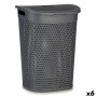 Panier à linge Kipit 4790-2 Anthracite Plastique 60 L 43,5 x 57,5 x 34 cm (6 Unités): Plus de 300.000 produits de grandes marque