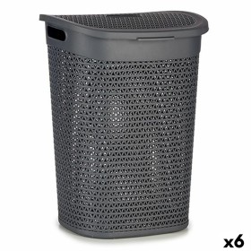 Panier à linge Kipit 4790-2 Anthracite Plastique 60 L 43,5 x 57,5 x 34 cm (6 Unités): Plus de 300.000 produits de grandes marque