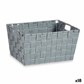 Panier Multi-usages Kipit A3-6883 Gris Tissu 5 L 30,4 x 14 x 20 cm (18 Unités): Plus de 300.000 produits de grandes marques en v