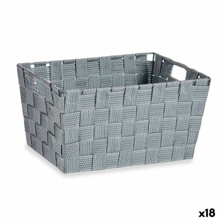 Panier Multi-usages Kipit A3-6883 Gris Tissu 5 L 30,4 x 14 x 20 cm (18 Unités): Plus de 300.000 produits de grandes marques en v