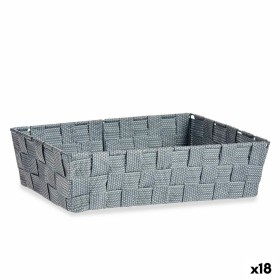 Panier Multi-usages Kipit 79812 Gris Tissu 3,8 L 34 x 8,5 x 21 cm (18 Unités): Plus de 300.000 produits de grandes marques en ve