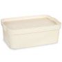 Boîte de rangement avec couvercle Kipit TP593-4 Crème Plastique 6 L 21,5 x 11 x 31,5 cm (12 Unités): Plus de 300.000 produits de