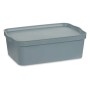 Boîte de rangement avec couvercle Kipit TP595-2 Gris Plastique 14 L 29,5 x 14,3 x 45 cm (12 Unités): Plus de 300.000 produits de