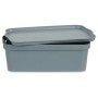 Boîte de rangement avec couvercle Kipit TP595-2 Gris Plastique 14 L 29,5 x 14,3 x 45 cm (12 Unités): Plus de 300.000 produits de