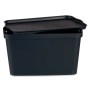 Boîte de rangement avec couvercle Kipit TP596-1 Anthracite Plastique 24 L 29,3 x 24,5 x 45 cm (6 Unités): Plus de 300.000 produi