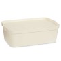 Boîte de rangement avec couvercle Kipit TP595-4 Crème Plastique 14 L 29,5 x 14,3 x 45 cm (12 Unités): Plus de 300.000 produits d