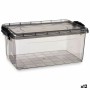 Boîte de rangement avec couvercle Kipit TP546-2 Anthracite Plastique (12 Unités): Plus de 300.000 produits de grandes marques en