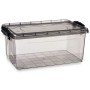 Boîte de rangement avec couvercle Kipit TP546-2 Anthracite Plastique (12 Unités): Plus de 300.000 produits de grandes marques en