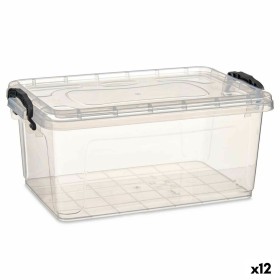 Boîte de rangement avec couvercle Kipit TP545-1 Transparent Plastique (12 Unités): Plus de 300.000 produits de grandes marques e