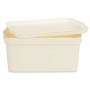 Boîte de rangement avec couvercle Kipit TP594-4 Crème Plastique 7,5 L 21,5 x 14,5 x 32 cm (12 Unités): Plus de 300.000 produits 