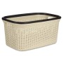 Panier à linge Kipit TP7001-1 Crème Plastique 36 L 36 x 25,5 x 52,5 cm (12 Unités): Plus de 300.000 produits de grandes marques 