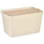 Boîte de rangement avec couvercle Kipit TP596-3 Crème Plastique 24 L 29,3 x 24,5 x 45 cm (6 Unités): Plus de 300.000 produits de