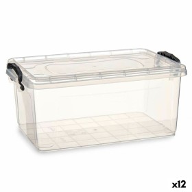 Boîte de rangement avec couvercle Kipit TP546-1 Transparent Plastique (12 Unités): Plus de 300.000 produits de grandes marques e