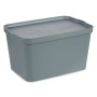 Boîte de rangement avec couvercle Kipit TP596-2 Gris Plastique 24 L 29,3 x 24,5 x 45 cm (6 Unités): Plus de 300.000 produits de 
