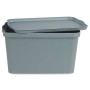 Boîte de rangement avec couvercle Kipit TP596-2 Gris Plastique 24 L 29,3 x 24,5 x 45 cm (6 Unités): Plus de 300.000 produits de 