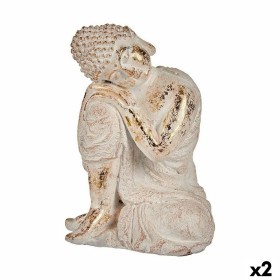 Figure décorative de jardin Ibergarden CC20447 Polyrésine Buda 23 x 33 x 26 cm (2 Unités): Plus de 300.000 produits de grandes m