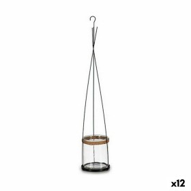 Bougeoir Ibergarden HW99-1108 Métal Verre 15,5 x 85,5 x 15,5 cm (12 Unités): Plus de 300.000 produits de grandes marques en vent