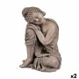 Figure décorative de jardin Ibergarden CC20447 Polyrésine Buda 23 x 34 x 28 cm (2 Unités): Plus de 300.000 produits de grandes m