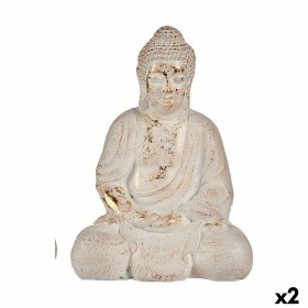 Figure décorative de jardin Ibergarden CC20436 Polyrésine Buda 22,5 x 41,5 x 29,5 cm (2 Unités): Plus de 300.000 produits de gra