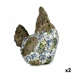 Figure décorative de jardin Ibergarden ZD18060 Polyrésine Poule 22,5 x 39 x 34 cm (2 Unités): Plus de 300.000 produits de grande