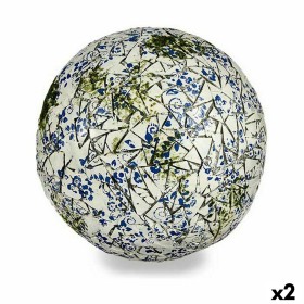 Figure décorative de jardin Ibergarden ZD180106 Polyrésine Ballon 31,5 x 31,5 x 31,5 cm (2 Unités): Plus de 300.000 produits de 