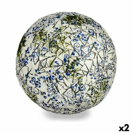 Figure décorative de jardin Ibergarden ZD180106 Polyrésine Ballon 31,5 x 31,5 x 31,5 cm (2 Unités): Plus de 300.000 produits de 