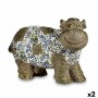 Figure décorative de jardin Ibergarden ZD18066 Polyrésine Vache 18,5 x 33,5 x 46,5 cm (2 Unités): Plus de 300.000 produits de gr