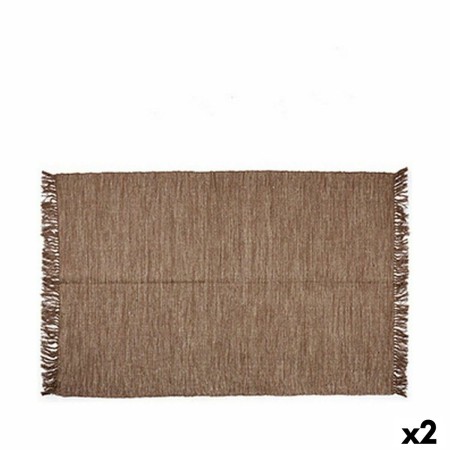 Tapis Marron 180 x 120 cm (2 Unités): Plus de 300.000 produits de grandes marques en vente directe à prix usine sur cadeaufou.co
