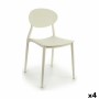 Chaise de Salle à Manger Blanc Plastique 41 x 81 x 49 cm (4 Unités): Plus de 300.000 produits de grandes marques en vente direct