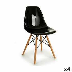 Chaise de Salle à Manger Kirk Noir 53 x 82 x 47 cm (4 Unités): Plus de 300.000 produits de grandes marques en vente directe à pr