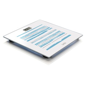 Balance Numérique de Salle de Bain LAICA PS1074 Blanc A rayures Multicouleur Verre trempé 150 kg: Plus de 300.000 produits de gr